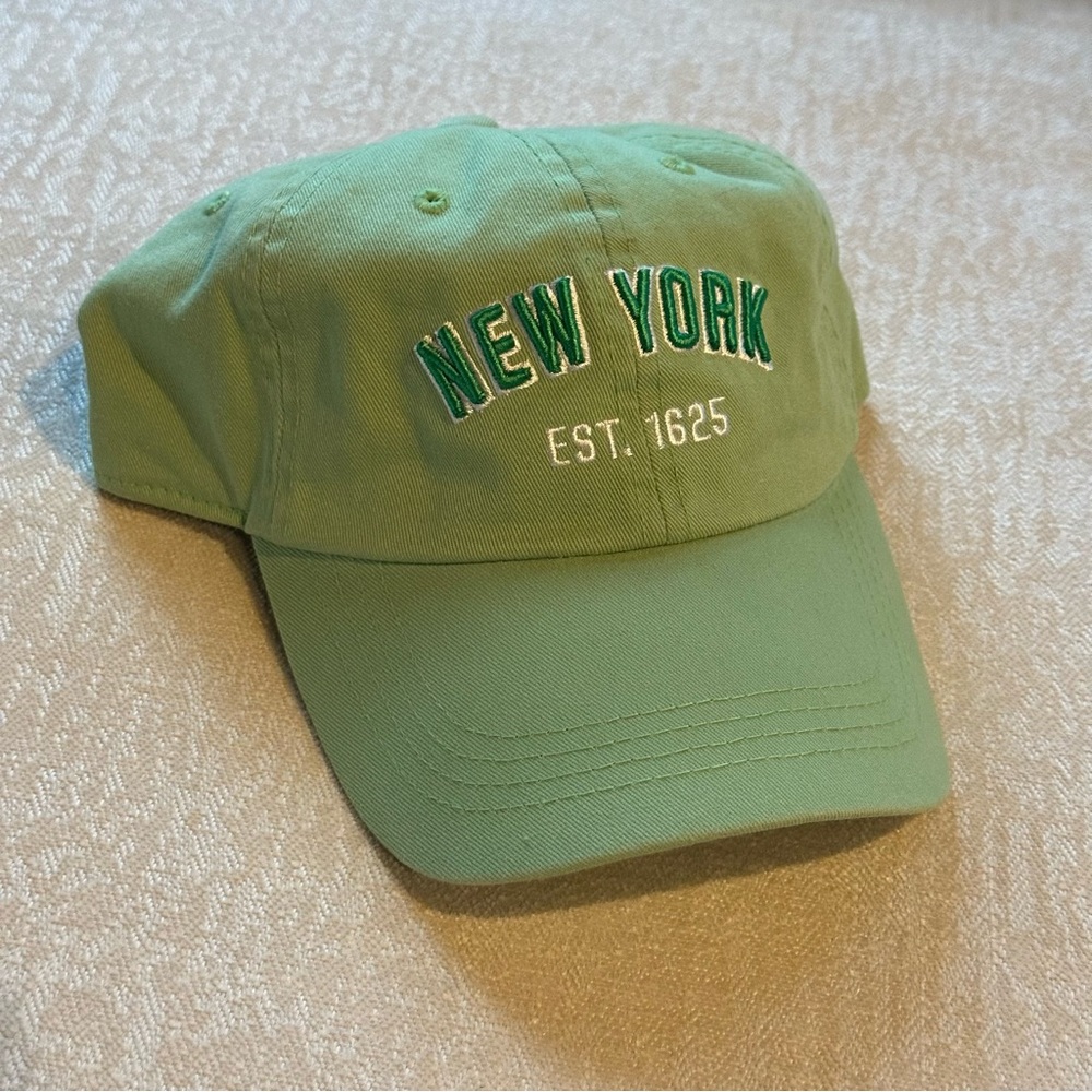 Green New York Baseball Cap